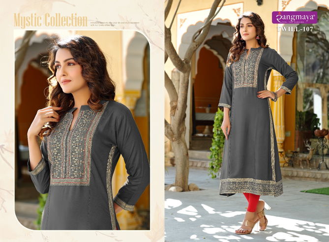 Rangmaya Twills 2 Heavy Festive Wear Wholesale Designer Kurtis